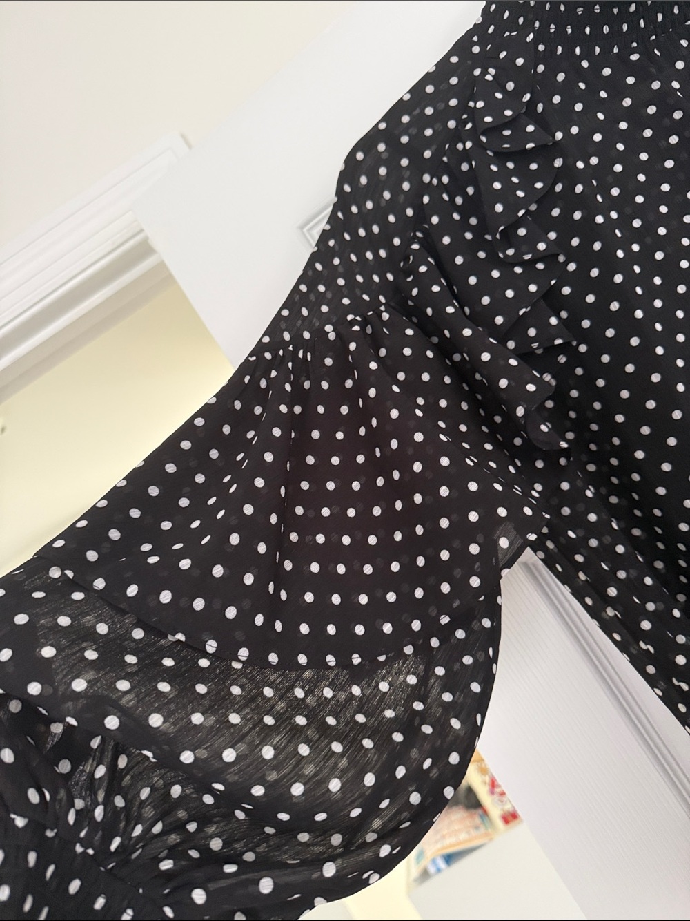 Maje Ruffle Blouse - Picture 4 of 5
